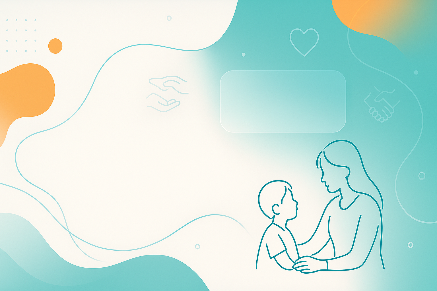 Davranış Bozuklukları destek programı için yazısız yatay görsel